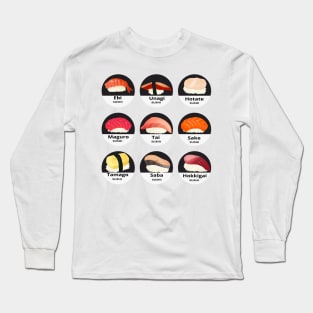 sushi design Long Sleeve T-Shirt